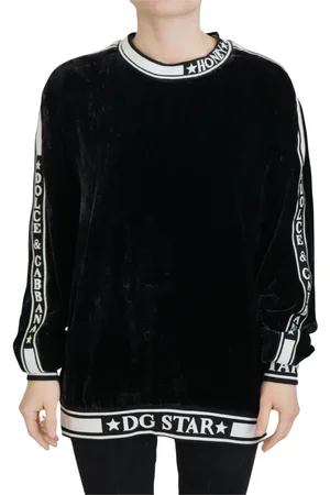 Dolce & Gabbana Sweatshirts & Hoodies, Dames, Zwart, M, Sweatshirts
