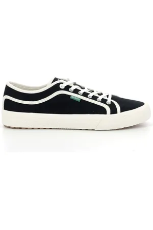 Kickers Schoenen, Dames, Zwart, 36 EU, Comfortabele Lage Top Sneakers Arveil