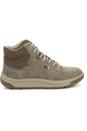 Caterpillar Schoenen, Heren, Veelkleurig, 41 EU, Leer, Hoge Top Sneakers Apa Cush Mid
