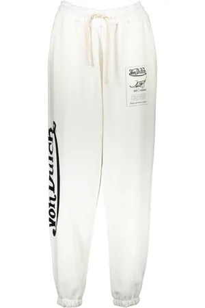 Von Dutch Broeken, Dames, Wit, M, Popeye Jogger Lifestyle Broek