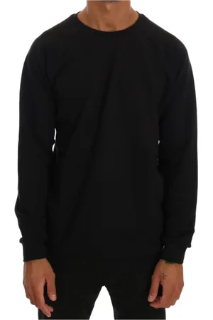 D.A. Daniele Alessandrini Sweatshirts & Hoodies, Heren, Zwart, S, Katoen, Sweatshirts