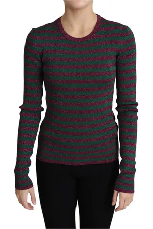 Dolce & Gabbana Truien, Dames, Veelkleurig, S, Polyester, Round-neck Truien