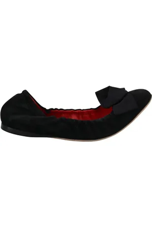Dolce & Gabbana Schoenen, Dames, Zwart, 37 EU, Leer, Ballerinas