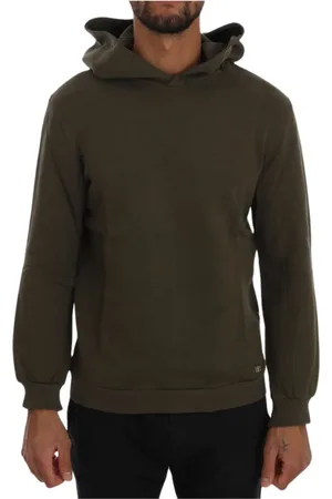 D.A. Daniele Alessandrini Sweatshirts & Hoodies, Heren, Groen, S, Katoen, Hoodies