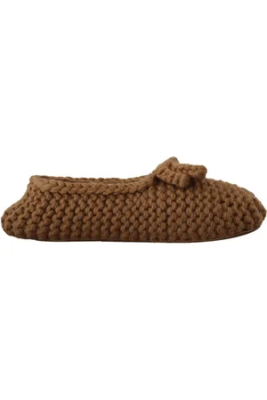 Dolce & Gabbana Schoenen, Dames, Bruin, 40 EU, Wol, Ballerinas