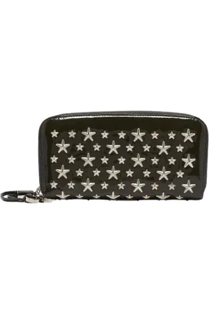 Jimmy Choo Pre-owned, Dames, Groen, ONE Size, Tweedehands leren portemonnees