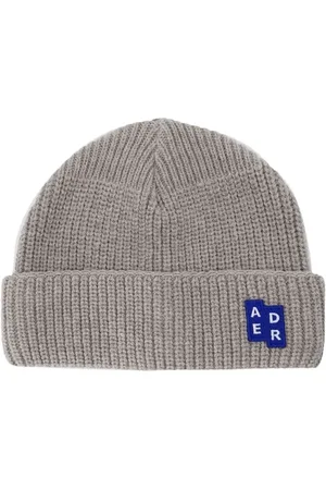 Ader Error Accessoires, unisex, Grijs, ONE Size, Wol, Beanies