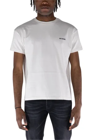 We11 Done Tops, Heren, Wit, XL, Katoen, T-Shirts