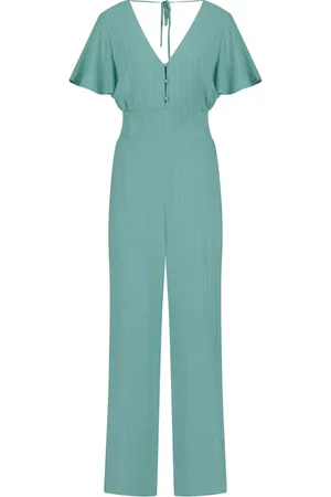 FREEBIRD Jumpsuits & Playsuits, Dames, Groen, S, Polyester, Jumpsuit Aviana