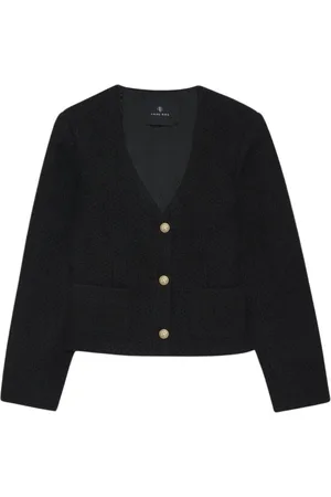 ANINE BING Truien, Dames, Zwart, S, Stijlvolle Anitta Jas
