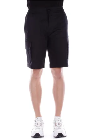 Costume National Korte broeken, Heren, Zwart, XL, Katoen, Casual Shorts