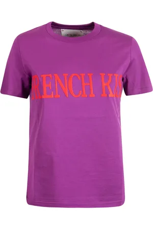 Alberta Ferretti Tops, Dames, Paars, S, T-Shirts