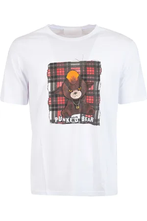 Neil Barrett Tops, Heren, Wit, S, T-Shirts