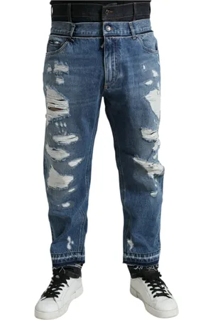 Dolce & Gabbana Jeans, Heren, Blauw, M, Katoen, Straight Jeans