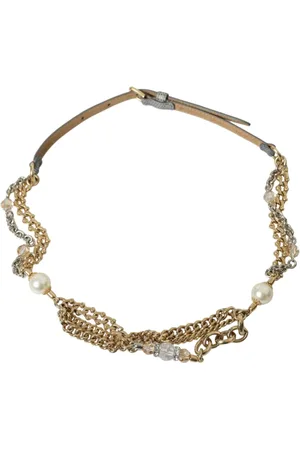 Dolce & Gabbana Accessoires, Dames, Veelkleurig, 75 CM, Leer, Belts