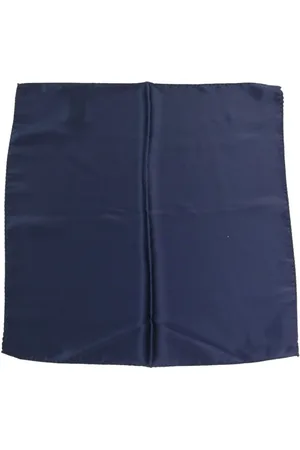Dolce & Gabbana Accessoires, Heren, Blauw, ONE Size, Pocket Scarves