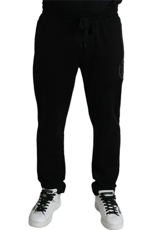 Dolce & Gabbana Broeken, Heren, Zwart, 3Xl, Katoen, Trainingsbroeken