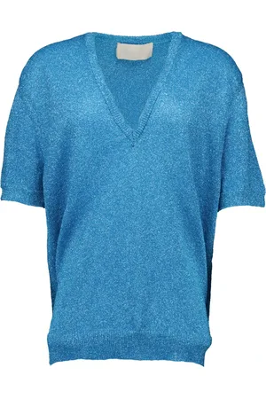 CIRCUS HOTEL Tops, Dames, Blauw, L, Blauwe T-shirts
