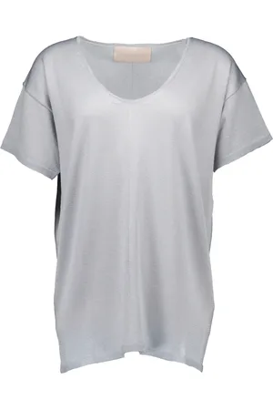 CIRCUS HOTEL Tops, Dames, Grijs, S, Zilveren T-shirts