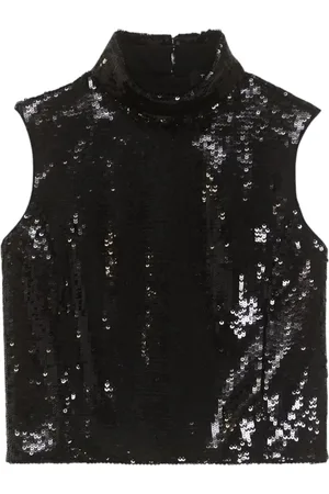 THEORY Tops, Dames, Zwart, S, Pailletten, Paillet Rolnek Top