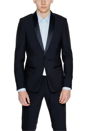 Antony Morato Jassen, Heren, Zwart, XS, Polyester, Heren Pak Jas Lente/Zomer Collectie
