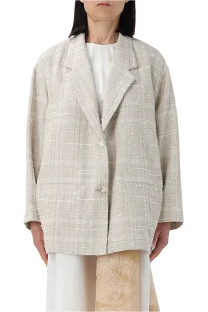 Giorgio Armani Jassen, Dames, Veelkleurig, S, Katoen, Blazer Jas voor Vrouwen - Elegante Stijl