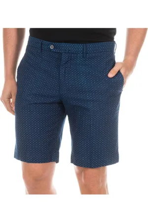 Hackett Korte broeken, Heren, Blauw, W32, Denim, Donkerblauwe Denim Bermuda Shorts