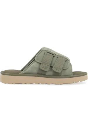 UGG Schoenen, Heren, Groen, 42 EU, Suède, Groene Suède Band Sandaal