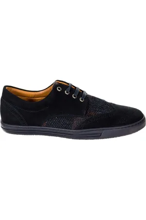 Hackett Schoenen, Heren, Blauw, 44 EU, Leer, Sportieve Sneakers in Marineblauw
