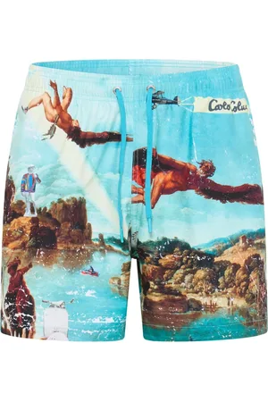 Carlo Colucci Badkleding, Heren, Veelkleurig, L, Ikarus Verhaal Zwemshorts