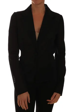 Dolce & Gabbana Jassen, Dames, Zwart, M, Nylon, Blazers