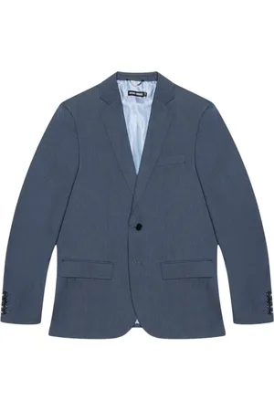 Antony Morato Jassen, Heren, Blauw, M, Polyester, Blauwe Americana Jas Blazer