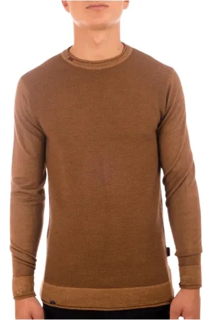BOB der Bär Sweatshirts & Hoodies, Heren, Bruin, L, Gebreide trui