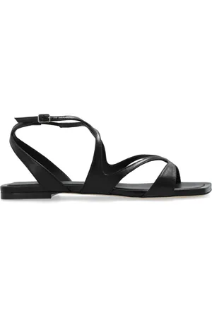 Jimmy Choo Schoenen, Dames, Zwart, 37 EU, Leer, Ayla Sandalen