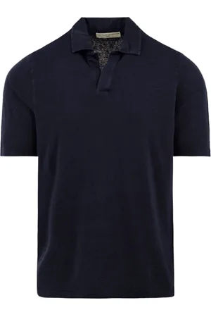FILIPPO DE LAURENTIIS Tops, Heren, Blauw, L, Blauwe T-shirts en Polos