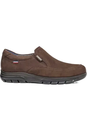 CallagHan Schoenen, Heren, Bruin, 40 EU, Suède, Bruine Regen Mocassins Mannen Suède Rubberen Zool