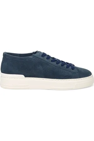 Fabi Schoenen, Heren, Blauw, 41 EU, Suède, Blauwe Sneakers Uitdaging 2.0 Micro-geperforeerd