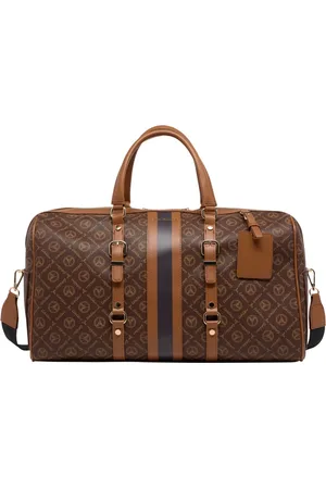 Carlo Colucci Tassen, unisex, Bruin, ONE Size, Weekender Reistas