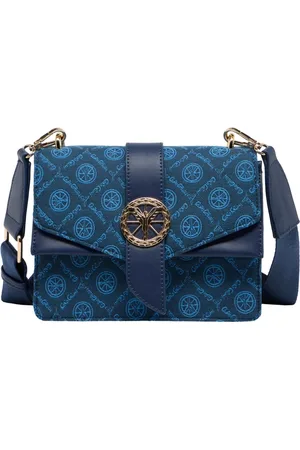 Carlo Colucci Tassen, Dames, Blauw, ONE Size, Schoudertas Destro