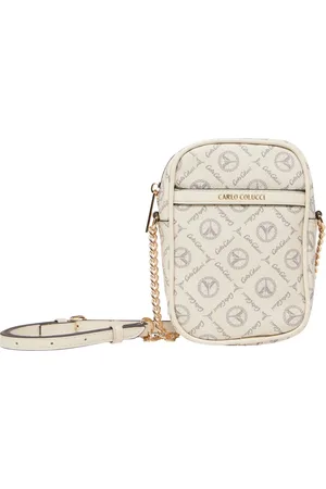 Carlo Colucci Tassen, Dames, , ONE Size, Logo Print Mini Tas