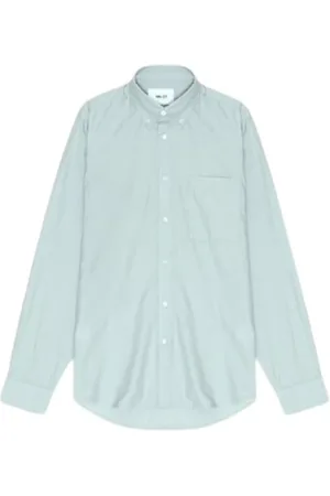 NN.07 Overhemden, Heren, Blauw, S, Katoen, Arné Katoenen Overhemd