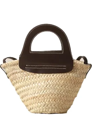 Hereu Tassen, Dames, , ONE Size, Katoen, Mini Bast Winkelmand