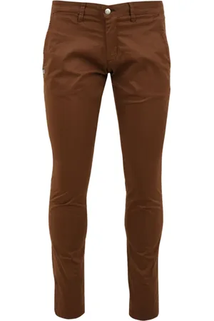 D.A. Daniele Alessandrini Broeken, Heren, Bruin, W32, Bruine Broek Model Pf 005F1144400