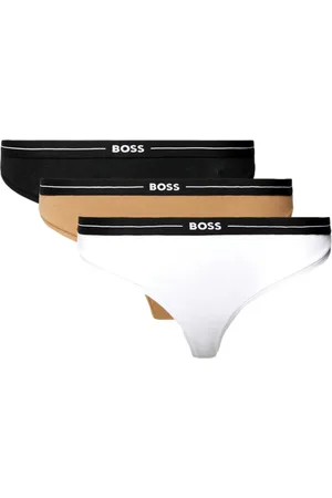HUGO BOSS Ondergoed, Heren, Veelkleurig, L, Katoen, 3P Thong Katoen Elastische Tailleband