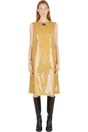 RAF SIMONS Kleedjes, Dames, , S, Glanzende Ribbon Back Jurk
