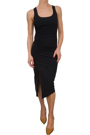 Patrizia Pepe Kleedjes, Dames, Zwart, L, Elegante Zwarte Jurk