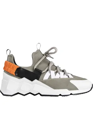 Pierre Hardy Schoenen, Heren, Veelkleurig, 43 EU, Nylon, Kaki Sneakers Regular Samenstelling Stof