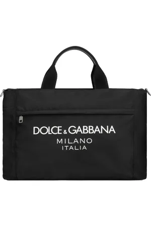 Dolce & Gabbana Tassen, Dames, Zwart, ONE Size, Nylon, Nylon Logo Reistas Italië