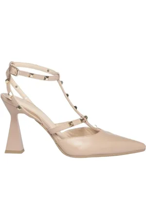 Lodi Schoenen, Dames, , 40 EU, Leer, Nude Leren Jurkschoenen voor Vrouwen