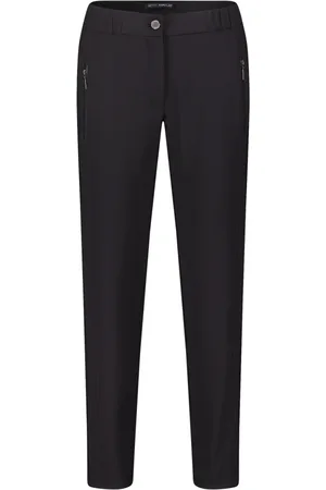 Betty Barclay Broeken, Dames, Zwart, M, Slim Fit Stretch Broek